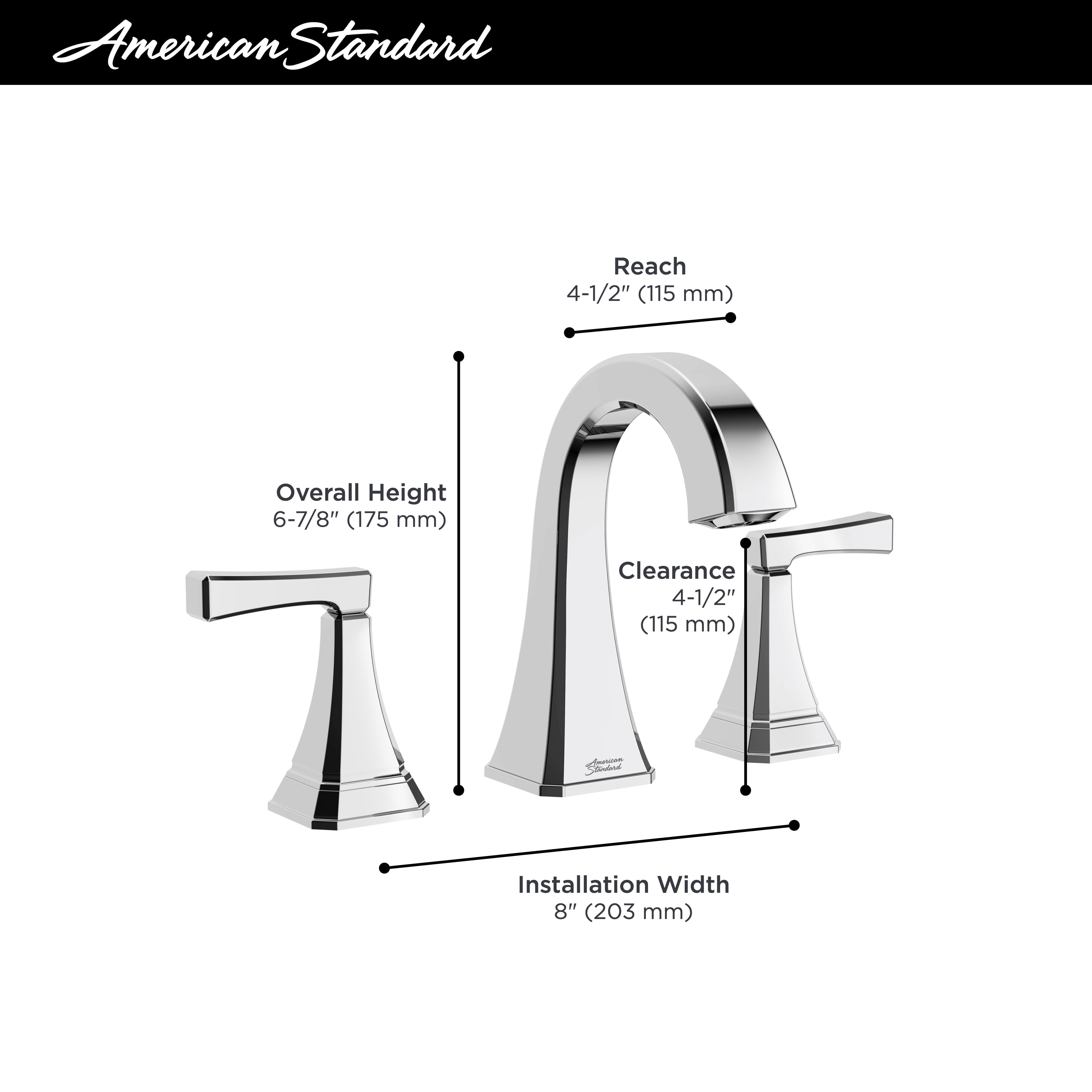 Crawford 8-In. Widespread Two-Handle Bathroom Faucet